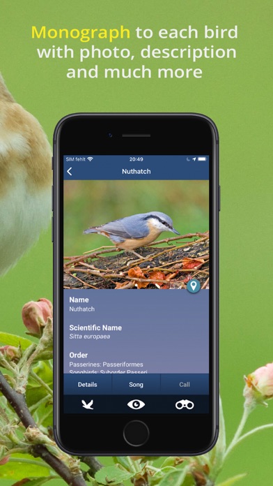 Zrzuty ekranu Bird Song Id UK